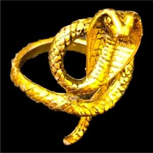 Serpent Wrap RING - Size 9 (3/4" Wide Opening) - Reputation -Mens/Women's Ring